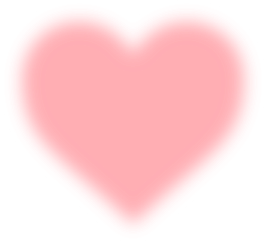 Pink glowing spotlight heart